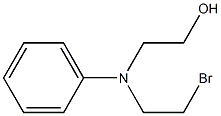 2-(N-(2-BROMOETHYL)ANILINO)-ETHANOL Struktur