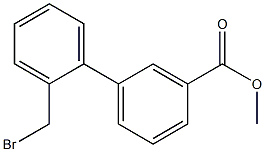 methyl 2'-(bromomethyl)biphenyl-3-carboxylate Structure