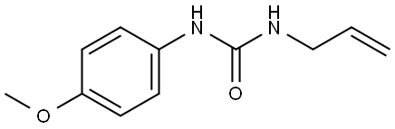 1-ALLYL-3-(P-ANISYL)UREA Struktur