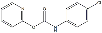 2-PYRIDYL N-(4-CHLOROPHENYL)CARBAMATE Struktur