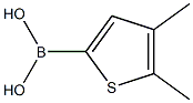 4,5-dimethylthiophen-2-ylboronic acid Structure
