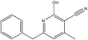 6-benzyl-2-hydroxy-4-methylnicotinonitrile Structure
