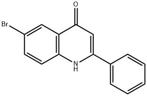 6-bromo-2-phenyl-4(1H)-Quinolinone Struktur