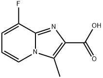 8-Fluoro-3-methylimidazo[1,2-a]pyridine-2-carboxylic acid Struktur