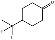 4-(1,1-difluoroethyl)cyclohexanone Struktur