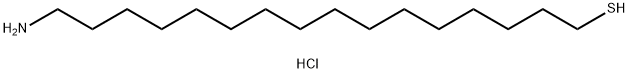 16-Mercaptohexadecylamine hydrochloride Struktur