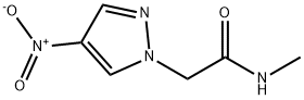 N-methyl-2-(4-nitro-1H-pyrazol-1-yl)acetamide Struktur