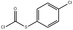 S-(4-CHLOROPHENYL) CHLOROTHIOLFORMATE Struktur