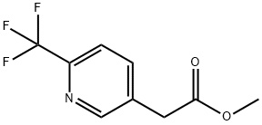 Methyl 2-(6-(Trifluoromethyl)Pyridin-3-Yl)Acetate Struktur