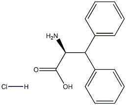 (S)-2-氨基-3,3-二苯基丙酸鹽酸鹽, 138662-62-1, 結(jié)構(gòu)式