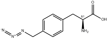 4-(疊氮甲基)-L-苯丙氨酸鹽酸,4-(AZIDOMETHYL)-L-PHENYLALANINE 結(jié)構(gòu)式