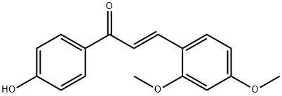 4'-Hydroxy-2,4-dimethoxychalcone Struktur