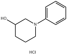 1-Phenylpiperidin-3-ol hydrochloride Struktur