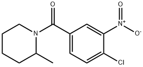 (4-chloro-3-nitrophenyl)(2-methylpiperidin-1-yl)methanone Struktur
