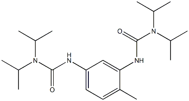 3,3'-(4-METHYL-1,3-PHENYLENE)BIS(1,1-DIISOPROPYLUREA) Struktur