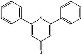 2,6-DIPHENYL-1-METHYL-4(1H)-PYRIDINETHIONE Struktur
