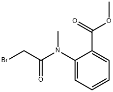 methyl 2-(2-bromo-N-methylacetamido)benzoate Struktur