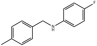 N-(4-FLUOROPHENYL)-4-METHYLBENZYLAMINE Struktur