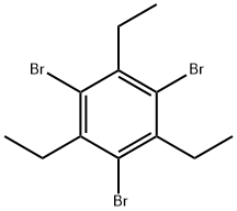 1,3,5-tribromo-2,4,6-triethylbenzene Struktur