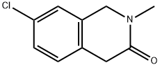 7-chloro-2-methyl-1,4-dihydro-2H-isoquinolin-3-one, 877265-15-1, 結構式