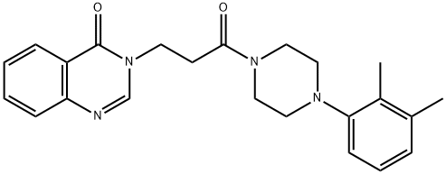 3-{3-[4-(2,3-dimethylphenyl)-1-piperazinyl]-3-oxopropyl}-4(3H)-quinazolinone Struktur