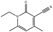 1-Ethyl-4,6-dimethyl-2-oxo-1,2-dihydro-pyridine-3-carbonitrile Struktur
