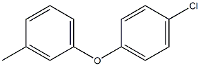 Benzene, 1-(4-chlorophenoxy)-3-methyl-
 Struktur
