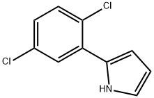 2-(2,5-Dichlorophenyl)pyrrole Struktur