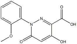 4-hydroxy-1-(2-methoxyphenyl)-6-oxo-1,6-dihydropyridazine-3-carboxylic acid Structure