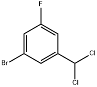 1-Bromo-3-dichloromethyl-5-fluorobenzene Struktur