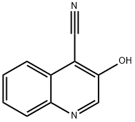 3-hydroxyquinoline-4-carbonitrile Struktur