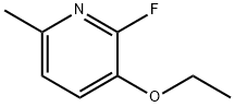 3-Ethoxy-2-fluoro-6-methyl-pyridine Struktur