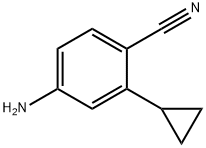 4-amino-2-cyclopropylbenzonitrile Struktur