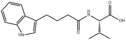 2-(4-(1H-indol-3-yl)butanamido)-3-methylbutanoic acid Structure