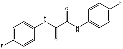 N,N'-BIS(4-FLUOROPHENYL)OXAMIDE Struktur