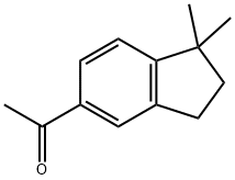 1-(1,1-dimethyl-2,3-dihydro-1H-inden-5-yl)ethanone Struktur