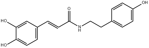 N-trans-caffeoyltyramine 結(jié)構(gòu)式