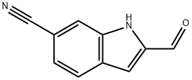 2-formyl-1H-indole-6-carbonitrile Structure