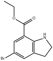 ethyl 5-bromoindoline-7-carboxylate