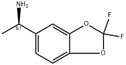 (1R)-1-(2,2-DIFLUOROBENZO[3,4-D]1,3-DIOXOLAN-5-YL)ETHYLAMINE Struktur
