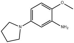 2-methoxy-5-(pyrrolidin-1-yl)aniline Struktur