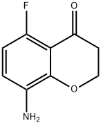 8-Amino-5-fluorochroman-4-one Struktur
