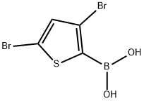 (3,5-Dibromothiophen-2-yl)boronic acid Struktur