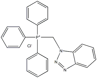 [(1H-Benzotriazol-1-yl)methyl]triphenylphosphonium Chloride Struktur