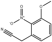 2-(3-methoxy-2-nitrophenyl)acetonitrile Struktur