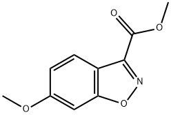 6-甲氧基苯并[D]異噁唑-3-羧酸甲酯 結(jié)構式
