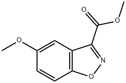 5-Methoxy-benzo[d]isoxazole-3-carboxylic acid methyl ester Structure