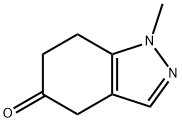 1-methyl-6,7-dihydro-1H-indazol-5(4H)-one Struktur