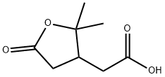 (2,2-Dimethyl-5-oxo-tetrahydro-furan-3-yl)-acetic acid Struktur