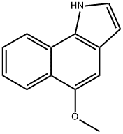 5-Methoxy-1H-benzo[g]indole
		
	 Struktur